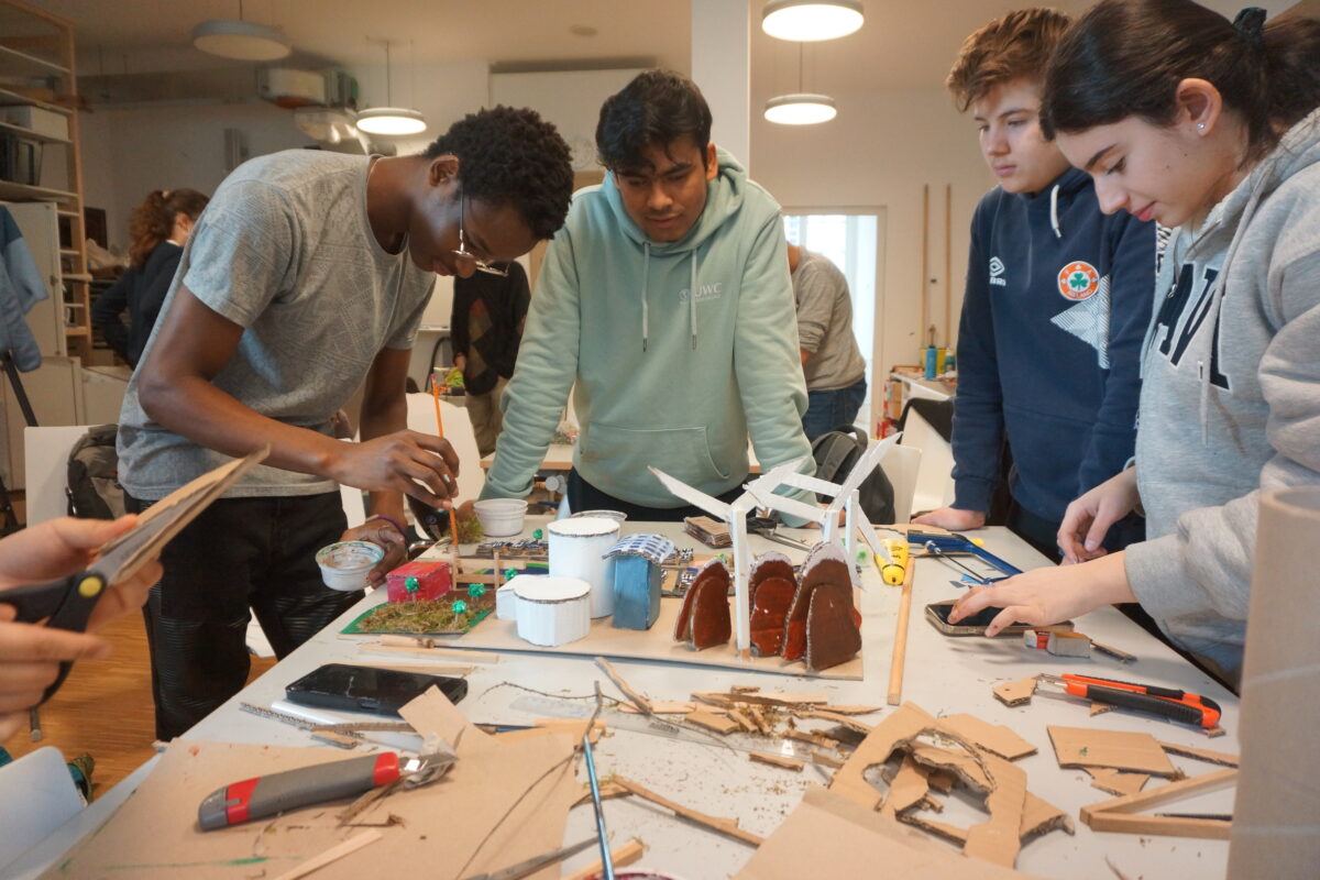 UWC RBC Liveable Cities of the Future Week 2024 - students building final project